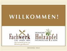 Tablet Screenshot of fromagerie-holzapfel.de
